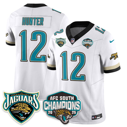 JAX AFC South Division Champions Vapor Limited Throwback Jersey - All Stitched