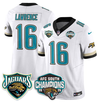 JAX AFC South Division Champions Vapor Limited Throwback Jersey - All Stitched