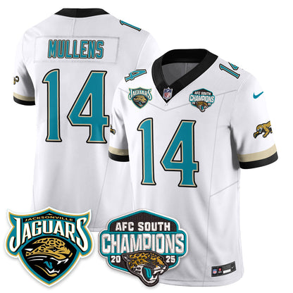 JAX AFC South Division Champions Vapor Limited Throwback Jersey - All Stitched