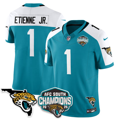 JAX AFC South Division Champions Vapor Limited Jersey - Stitched