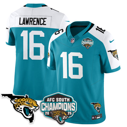 JAX AFC South Division Champions Vapor Limited Jersey - Stitched