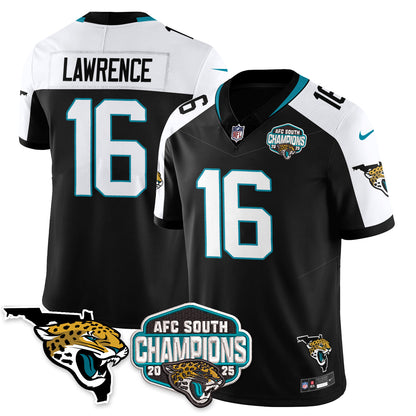 JAX AFC South Division Champions Vapor Limited Jersey - Stitched