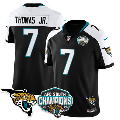JAX AFC South Division Champions Vapor Limited Jersey - Stitched
