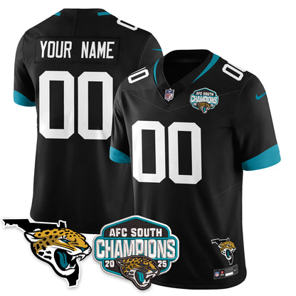 JAX AFC South Division Champions Vapor Limited Jersey - Stitched