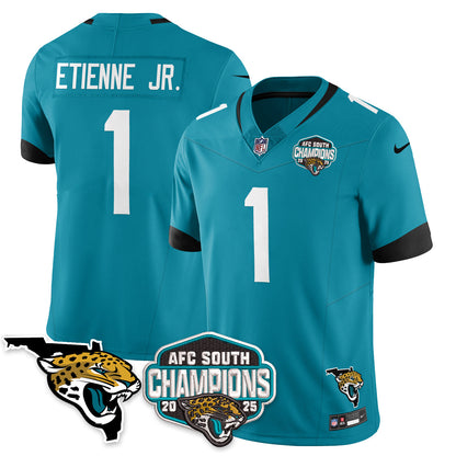 JAX AFC South Division Champions Vapor Limited Jersey - Stitched
