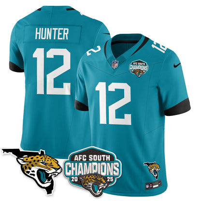 JAX AFC South Division Champions Vapor Limited Jersey - Stitched