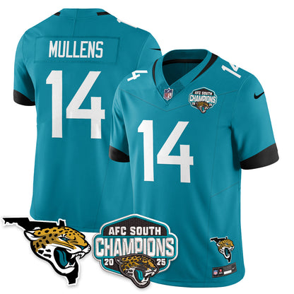 JAX AFC South Division Champions Vapor Limited Jersey - Stitched