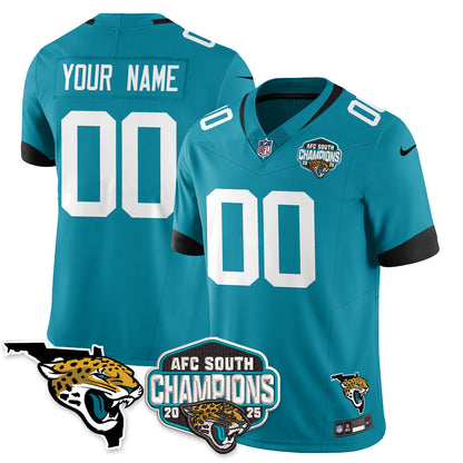 JAX AFC South Division Champions Vapor Limited Jersey - Stitched
