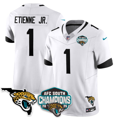 JAX AFC South Division Champions Vapor Limited Jersey - Stitched