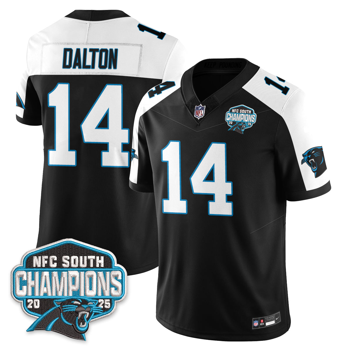 Carolina Panthers NFC South Division Champions Vapor Limited Jersey - All Stitched
