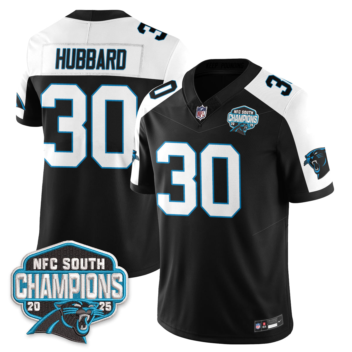 Carolina Panthers NFC South Division Champions Vapor Limited Jersey - All Stitched