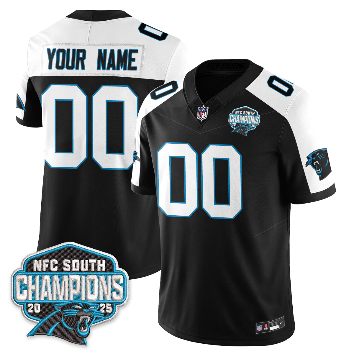 Carolina Panthers NFC South Division Champions Vapor Limited Jersey - All Stitched