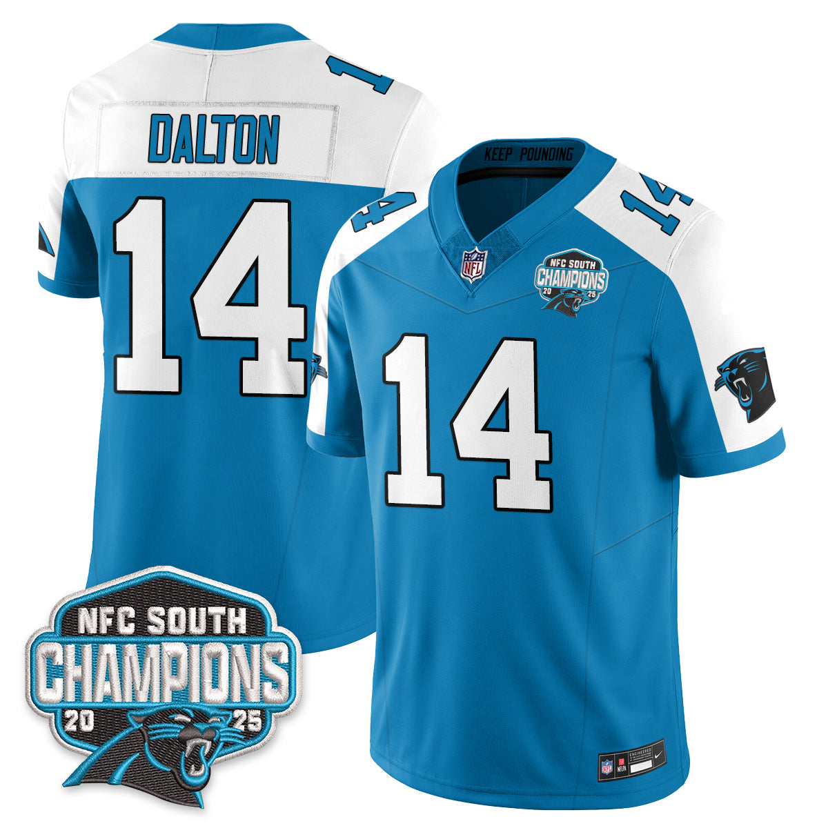 Carolina Panthers NFC South Division Champions Vapor Limited Jersey - All Stitched
