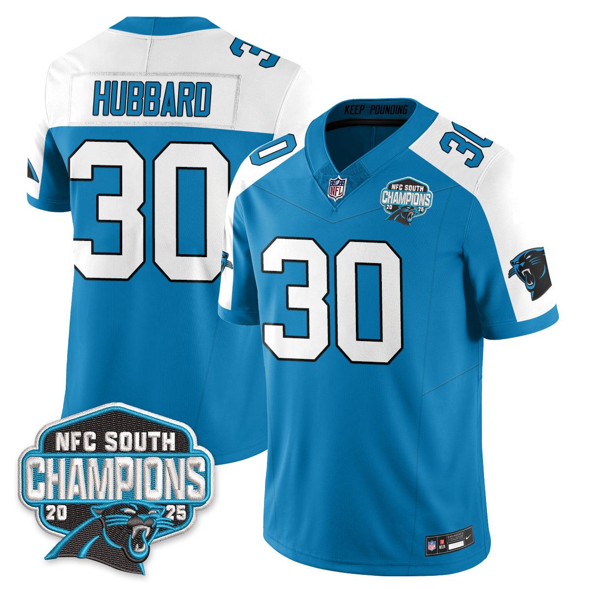 Carolina Panthers NFC South Division Champions Vapor Limited Jersey - All Stitched