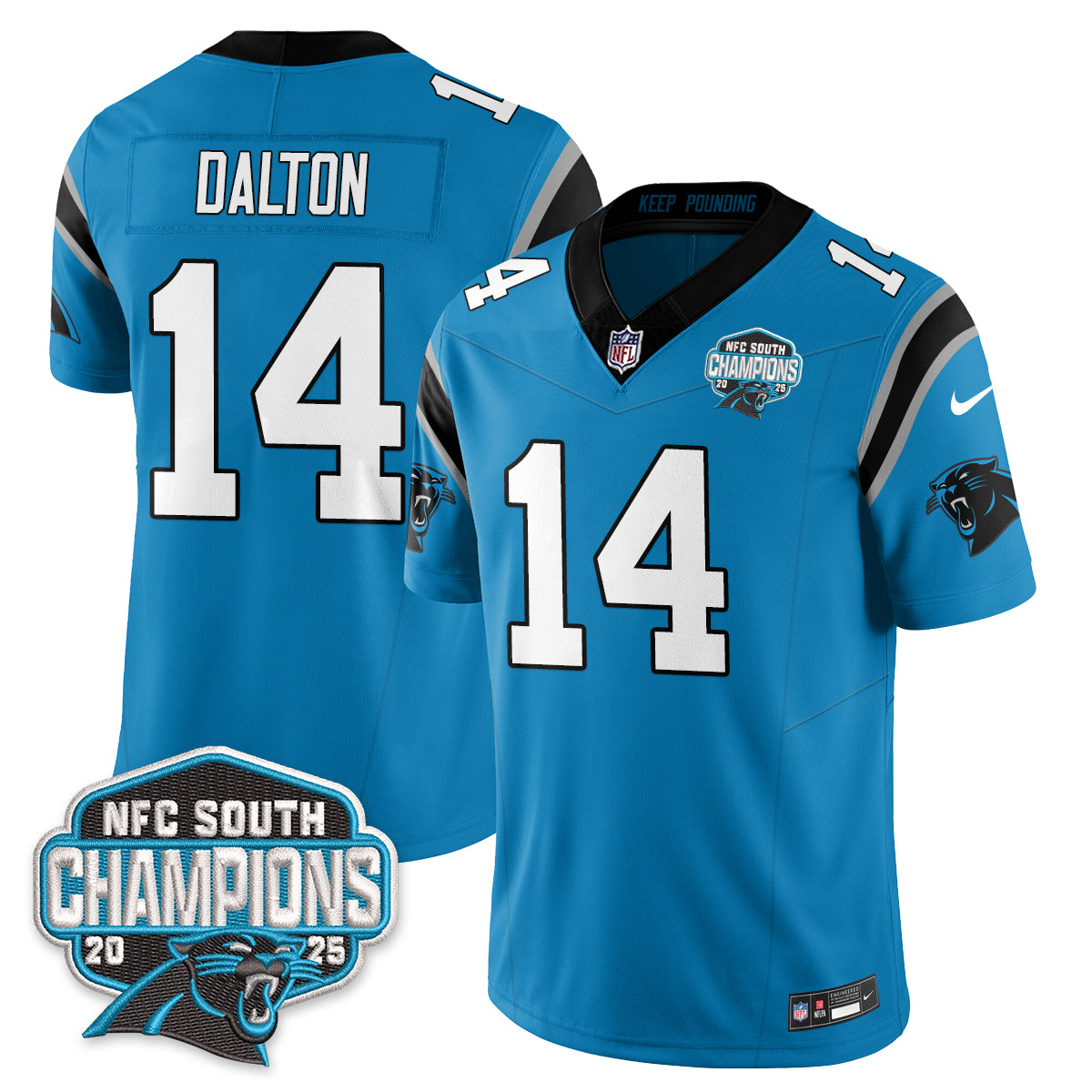Carolina Panthers NFC South Division Champions Vapor Limited Jersey - All Stitched