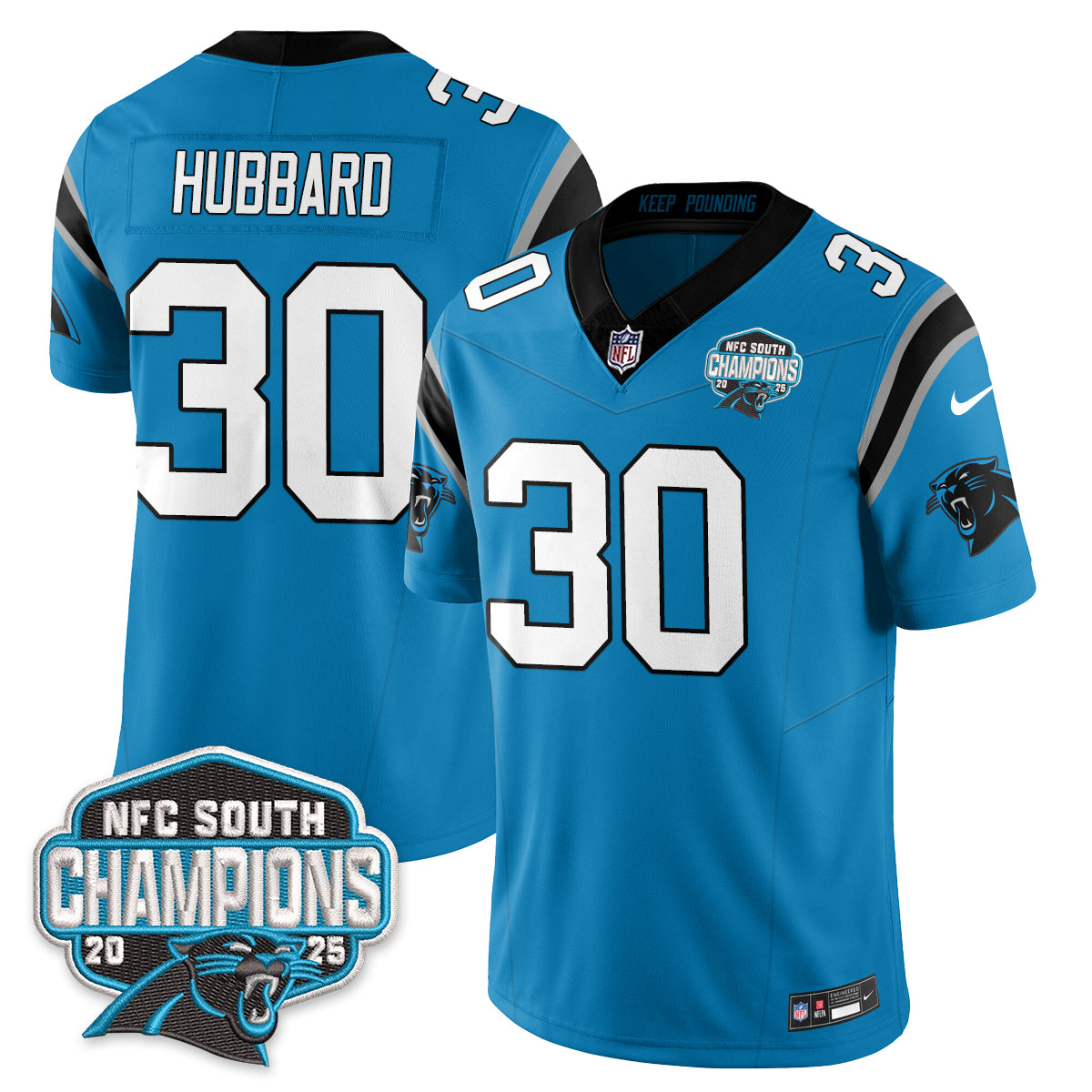 Carolina Panthers NFC South Division Champions Vapor Limited Jersey - All Stitched