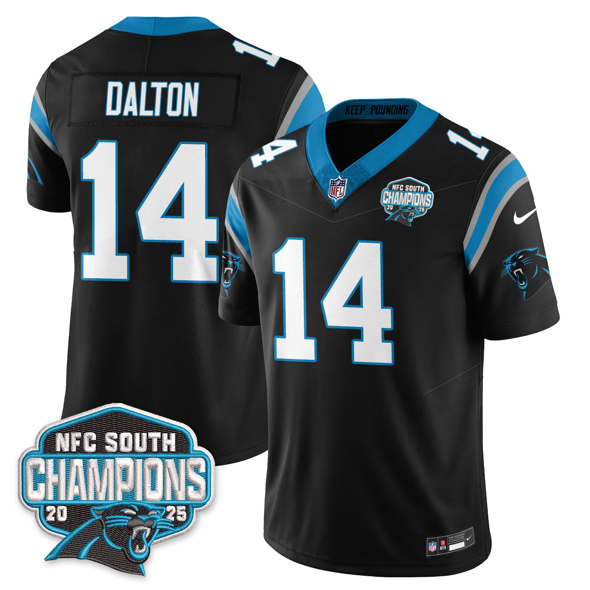 Carolina Panthers NFC South Division Champions Vapor Limited Jersey - All Stitched