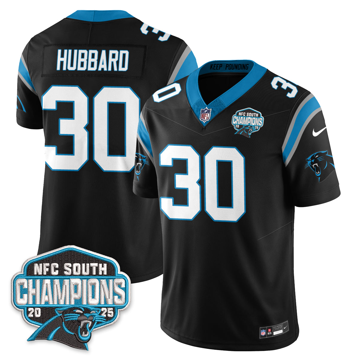 Carolina Panthers NFC South Division Champions Vapor Limited Jersey - All Stitched