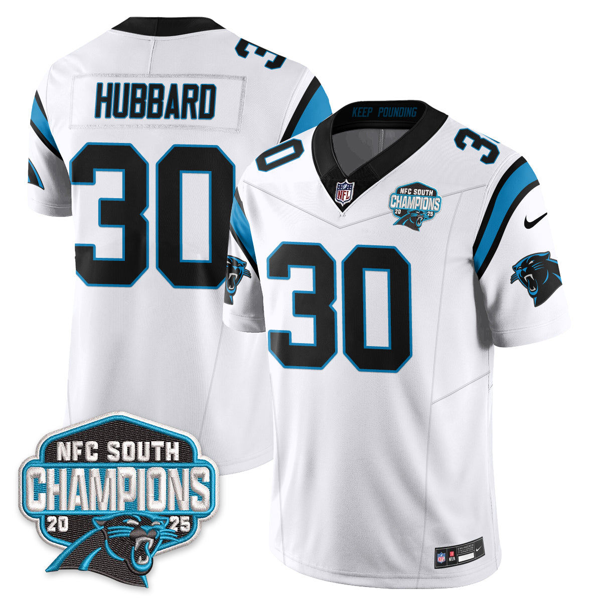 Carolina Panthers NFC South Division Champions Vapor Limited Jersey - All Stitched