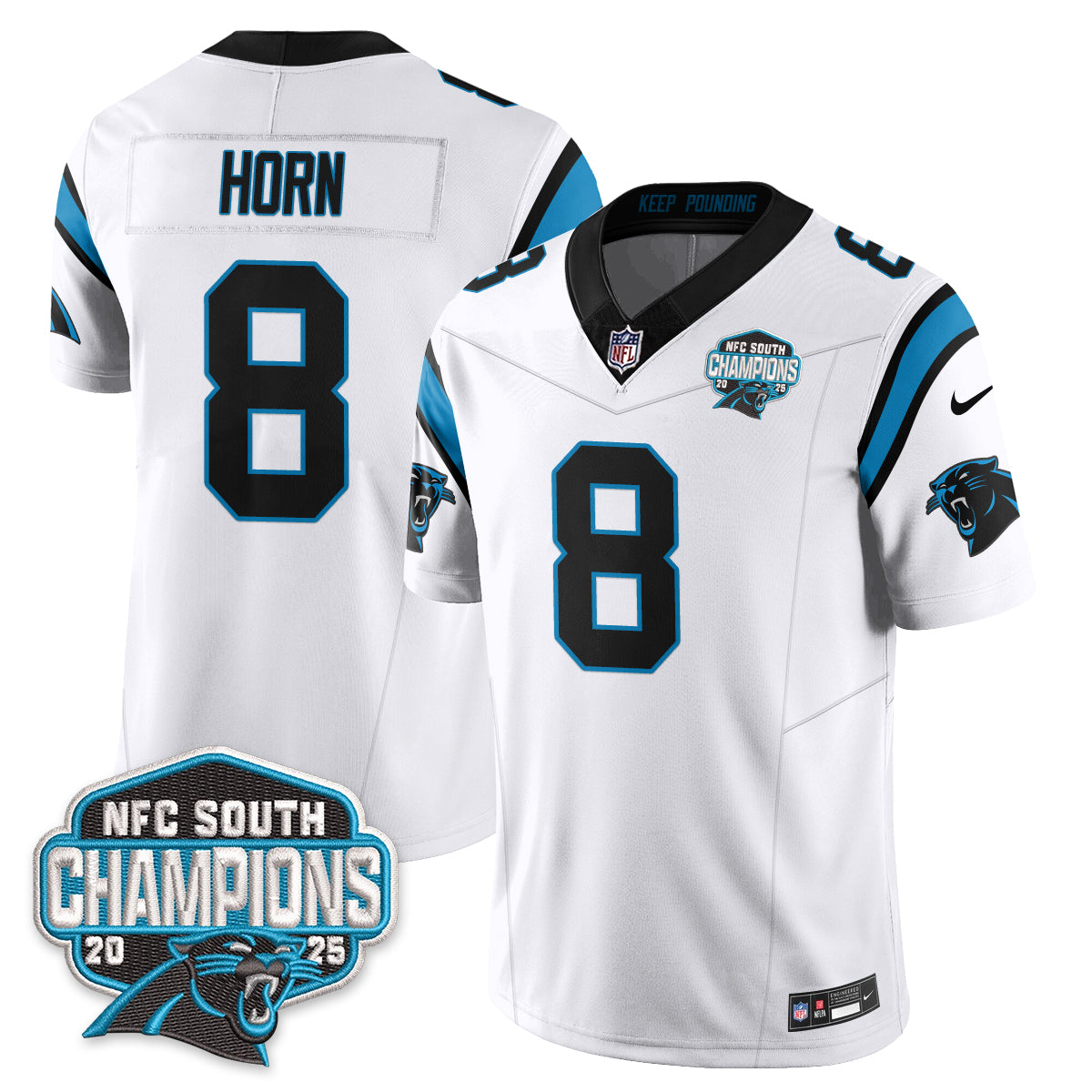 Carolina Panthers NFC South Division Champions Vapor Limited Jersey - All Stitched