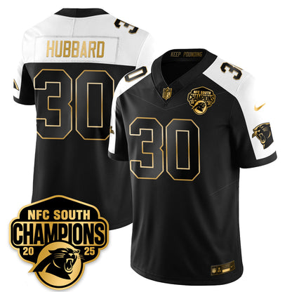 Carolina Panthers NFC South Division Champions Vapor Limited Gold Jersey - All Stitched