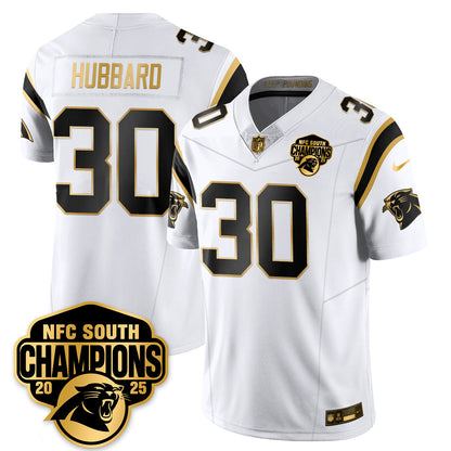 Carolina Panthers NFC South Division Champions Vapor Limited Gold Jersey - All Stitched