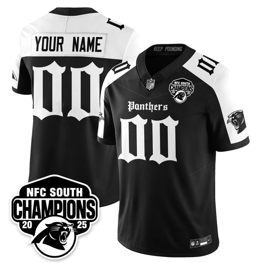CustomCAR Gothic NFC South Division Champions Vapor Limited Gothic Jersey - All Stitched