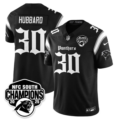 Carolina Panthers Gothic NFC South Division Champions Vapor Limited Gothic Jersey - All Stitched