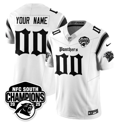 CustomCAR Gothic NFC South Division Champions Vapor Limited Gothic Jersey - All Stitched