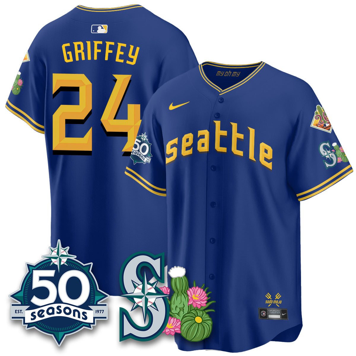 SEA 2026 Spring Training Vapor Limited Jersey - 50th Anniversary - All Stitched