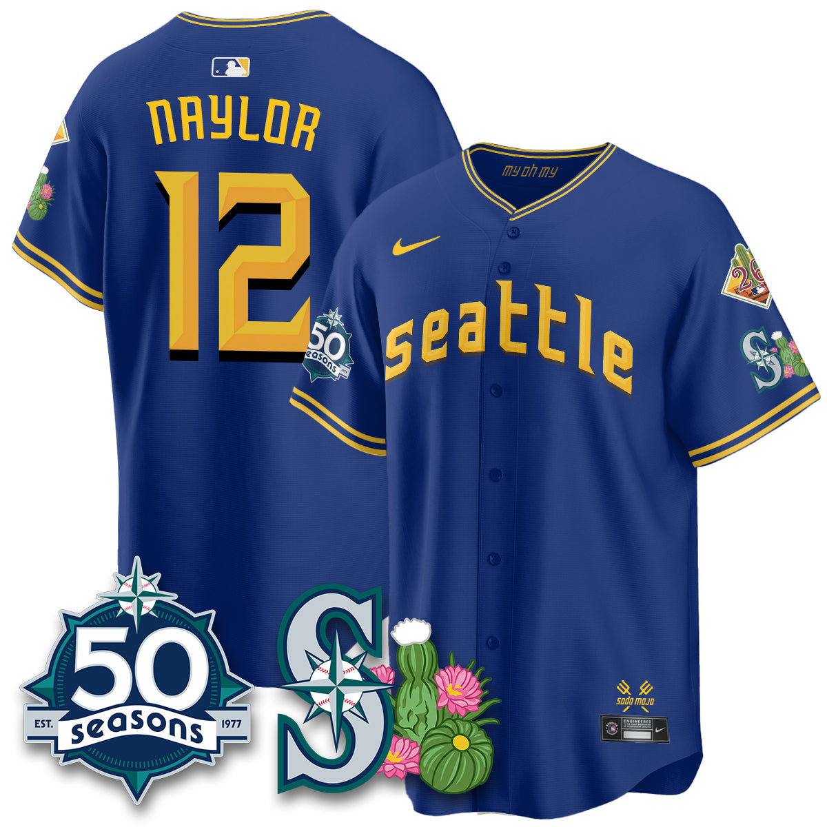 SEA 2026 Spring Training Vapor Limited Jersey - 50th Anniversary - All Stitched