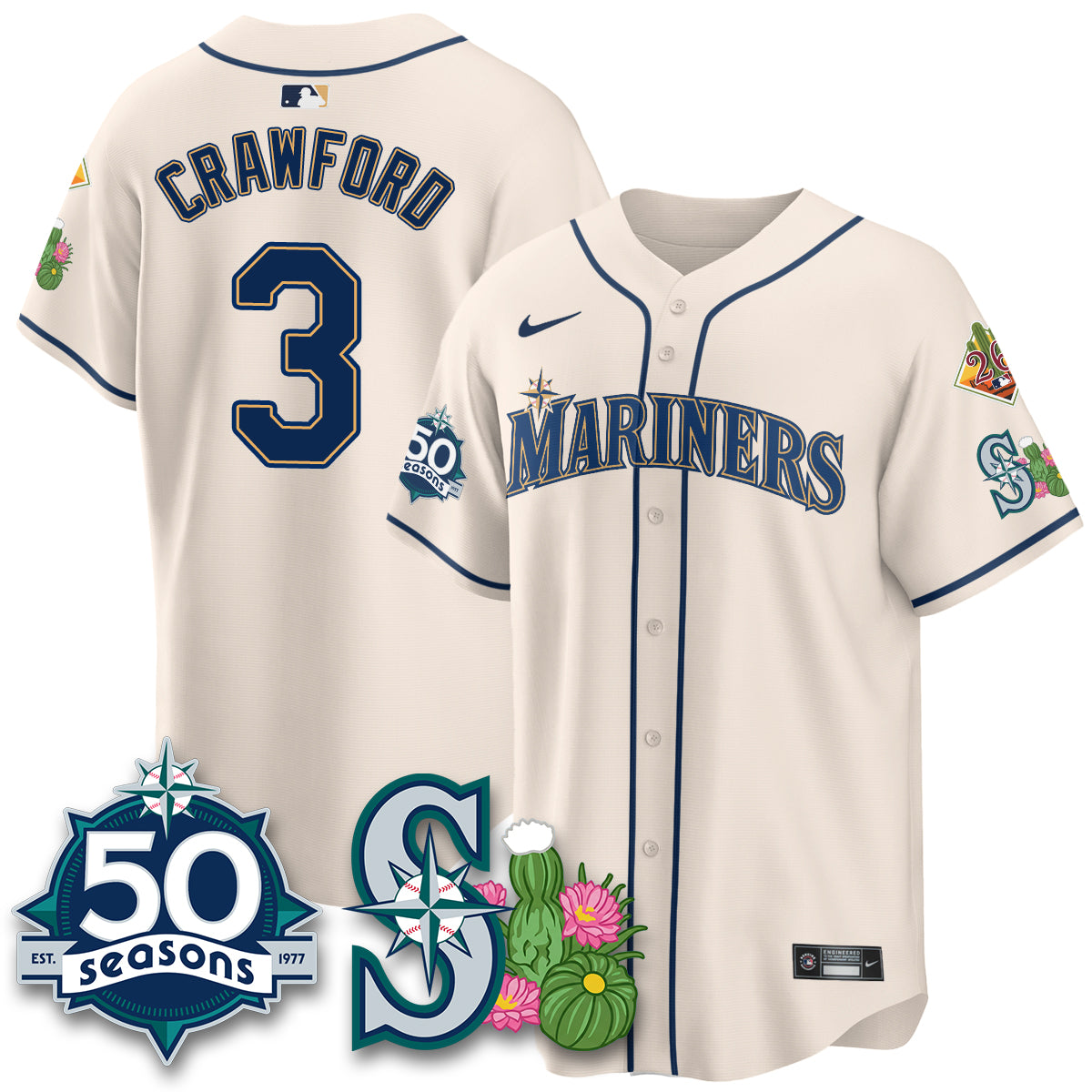 SEA 2026 Spring Training Vapor Limited Jersey - 50th Anniversary - All Stitched