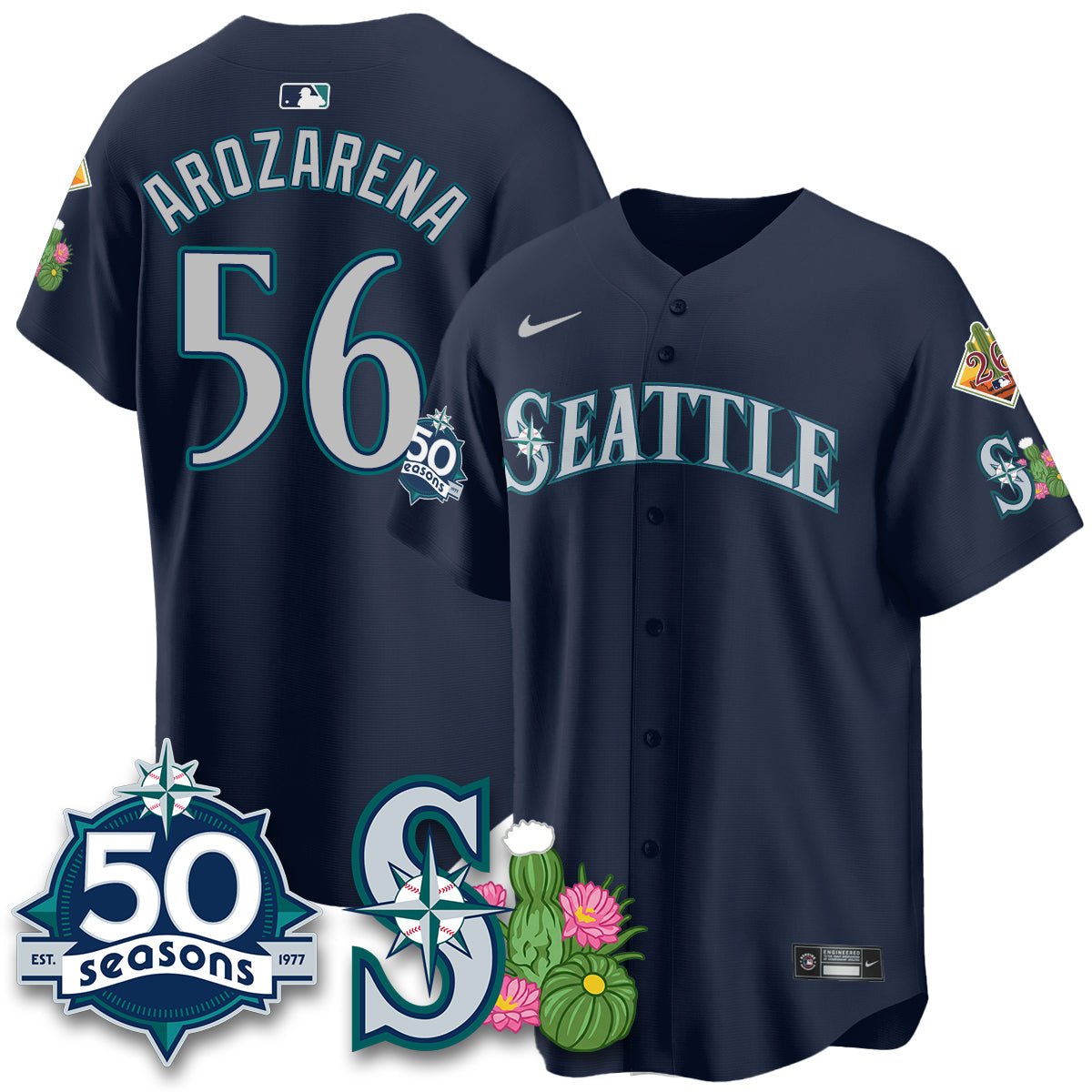 SEA 2026 Spring Training Vapor Limited Jersey - 50th Anniversary - All Stitched