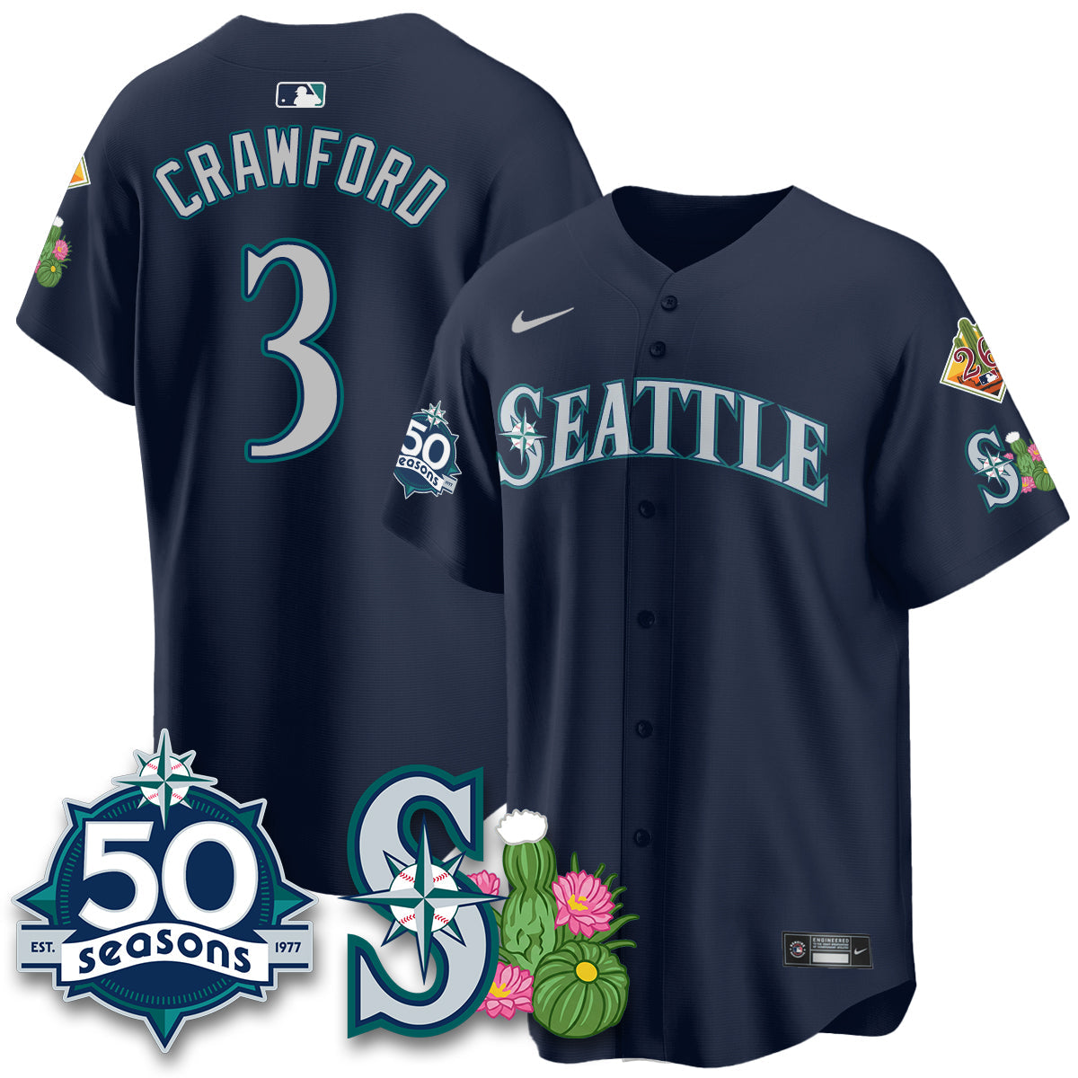 SEA 2026 Spring Training Vapor Limited Jersey - 50th Anniversary - All Stitched