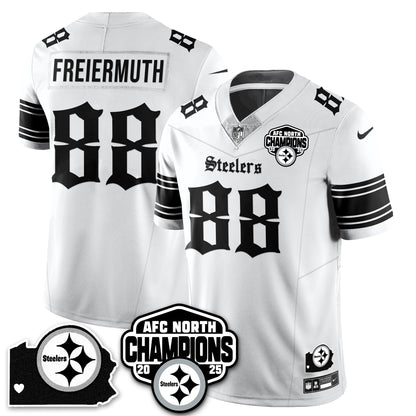 PIT Gothic AFC North Division Champions Vapor Limited Jersey - All Stitched