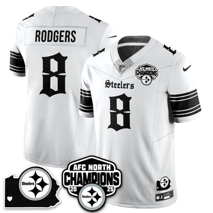 PIT Gothic AFC North Division Champions Vapor Limited Jersey - All Stitched