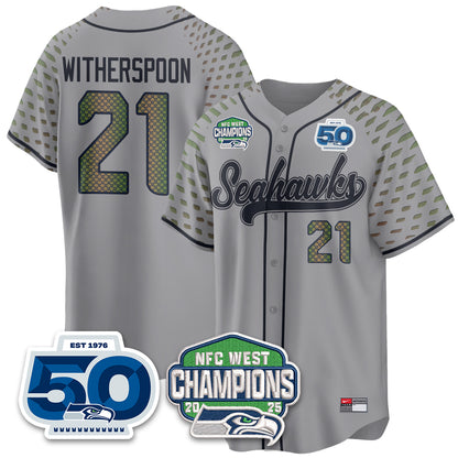 Seattle Seahawks NFC West Division Champions Vapor Limited Baseball Jersey - All Stitched