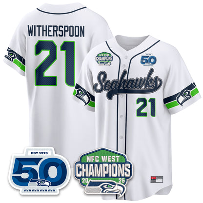 Seattle Seahawks NFC West Division Champions Vapor Limited Baseball Jersey - All Stitched
