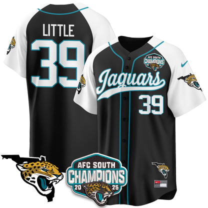 JAX AFC South Division Champions Vapor Limited Baseball Jersey - All Stitched