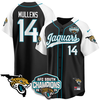 JAX AFC South Division Champions Vapor Limited Baseball Jersey - All Stitched