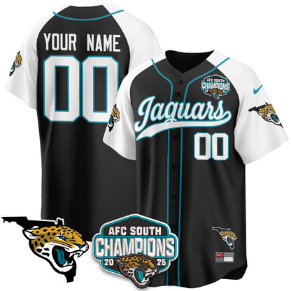 JAX AFC South Division Champions Vapor Limited Baseball Jersey - All Stitched