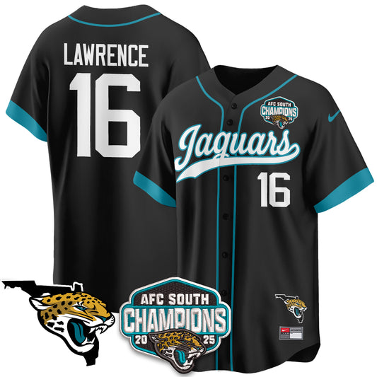 JAX AFC South Division Champions Vapor Limited Baseball Jersey - All Stitched