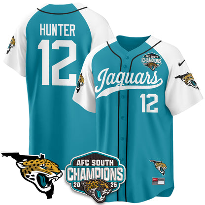 JAX AFC South Division Champions Vapor Limited Baseball Jersey - All Stitched