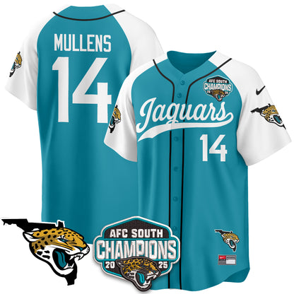 JAX AFC South Division Champions Vapor Limited Baseball Jersey - All Stitched