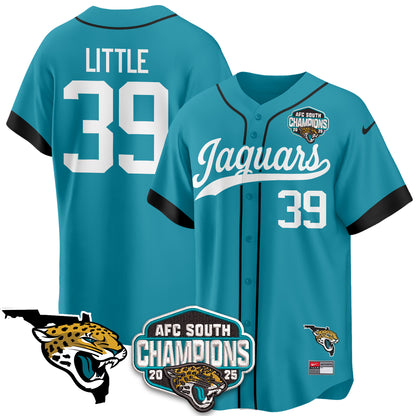 JAX AFC South Division Champions Vapor Limited Baseball Jersey - All Stitched