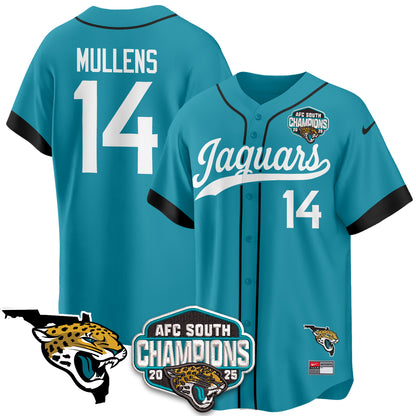 JAX AFC South Division Champions Vapor Limited Baseball Jersey - All Stitched