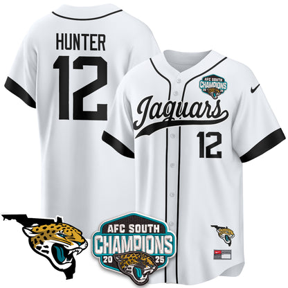 JAX AFC South Division Champions Vapor Limited Baseball Jersey - All Stitched