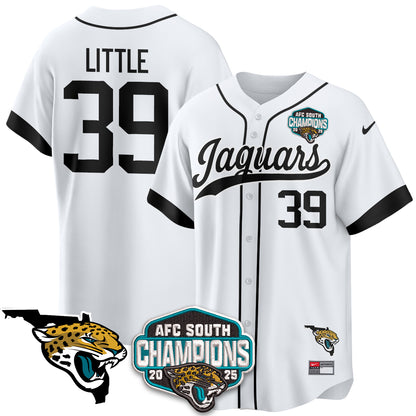 JAX AFC South Division Champions Vapor Limited Baseball Jersey - All Stitched
