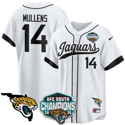 JAX AFC South Division Champions Vapor Limited Baseball Jersey - All Stitched
