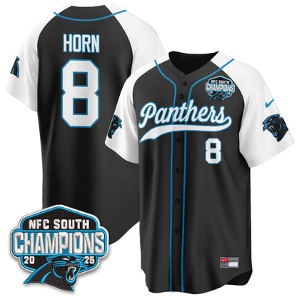 Carolina Panthers NFC South Division Champions Vapor Limited Baseball Jersey - All Stitched